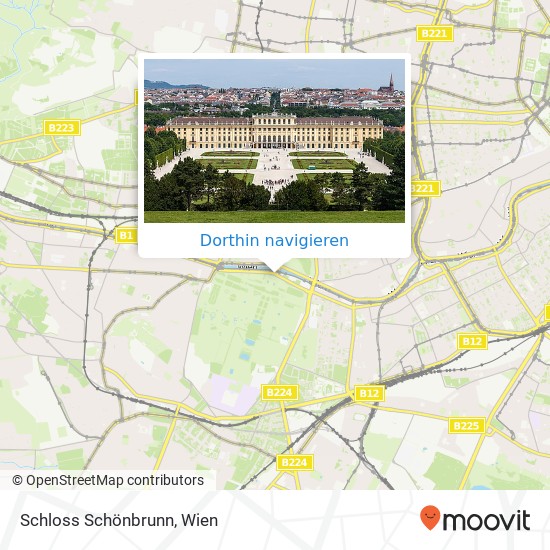 Schloss Schönbrunn Karte