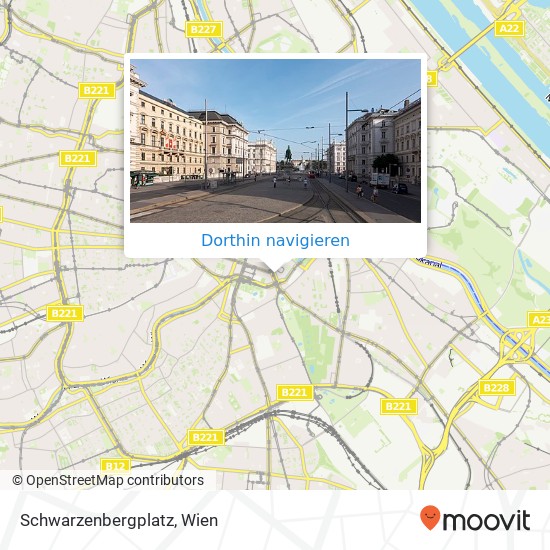 Schwarzenbergplatz Karte