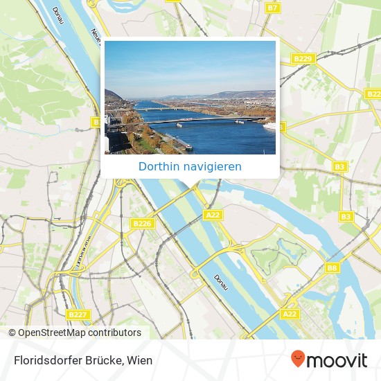 Floridsdorfer Brücke Karte