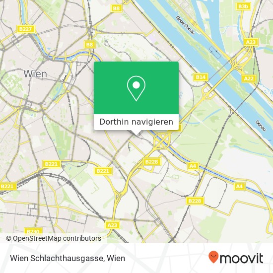 Wien Schlachthausgasse Karte