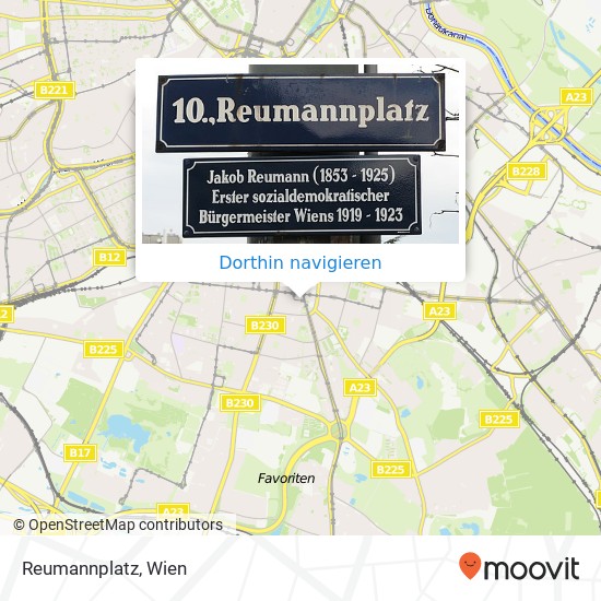 Reumannplatz Karte