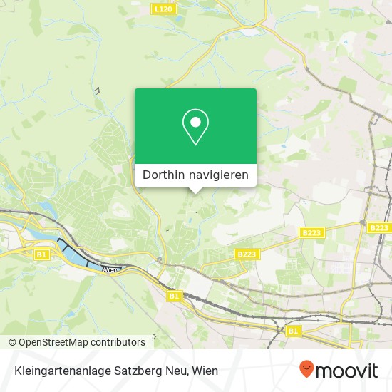 Kleingartenanlage Satzberg Neu Karte