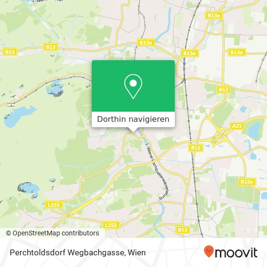 Perchtoldsdorf Wegbachgasse Karte