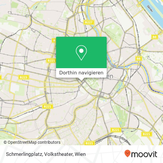 Schmerlingplatz, Volkstheater Karte