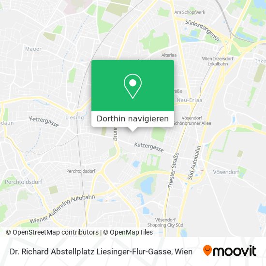Dr. Richard Abstellplatz Liesinger-Flur-Gasse Karte