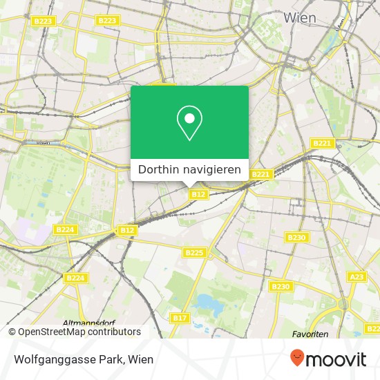 Wolfganggasse Park Karte