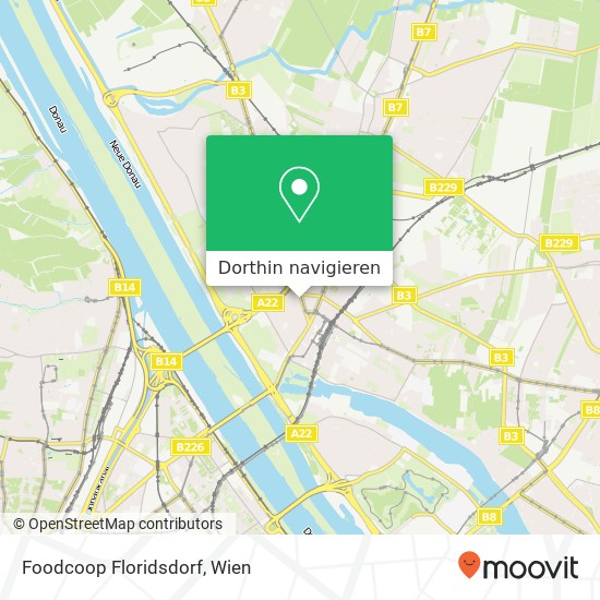 Foodcoop Floridsdorf Karte