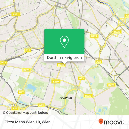 Pizza Mann Wien 10 Karte