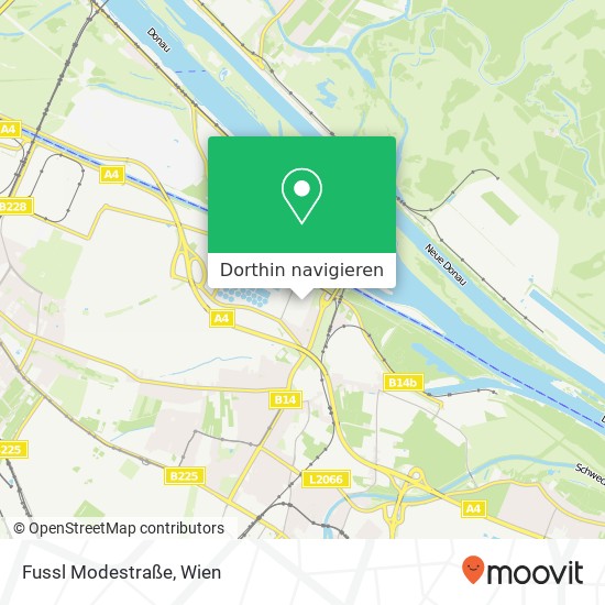 Fussl Modestraße Karte