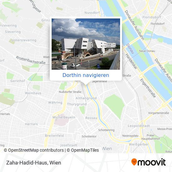 Zaha-Hadid-Haus Karte
