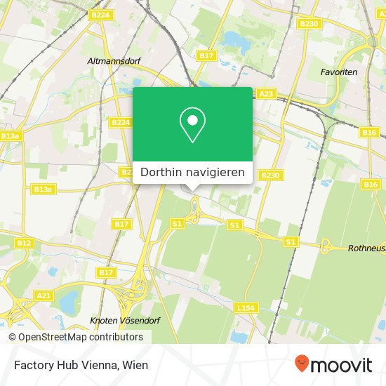 Factory Hub Vienna Karte