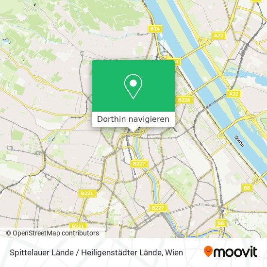 Spittelauer Lände / Heiligenstädter Lände Karte