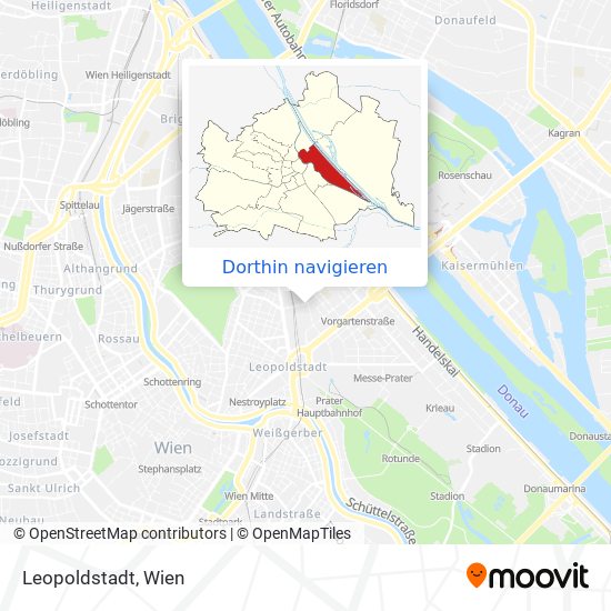 Leopoldstadt Karte