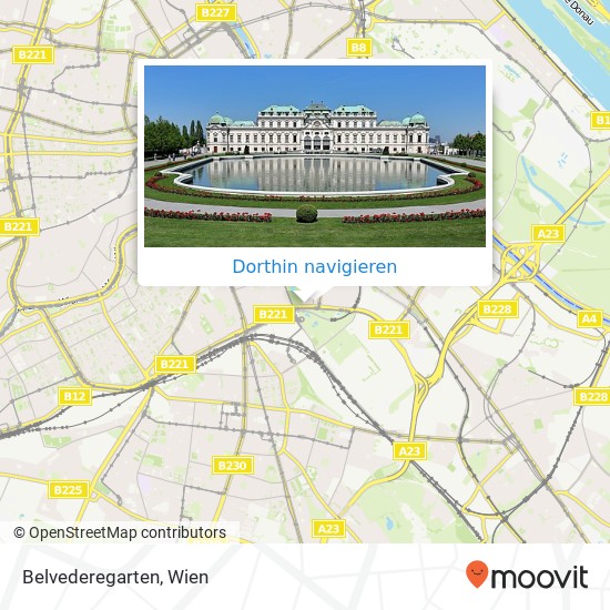 Belvederegarten Karte
