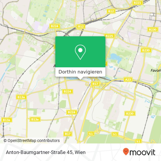 Anton-Baumgartner-Straße 45 Karte