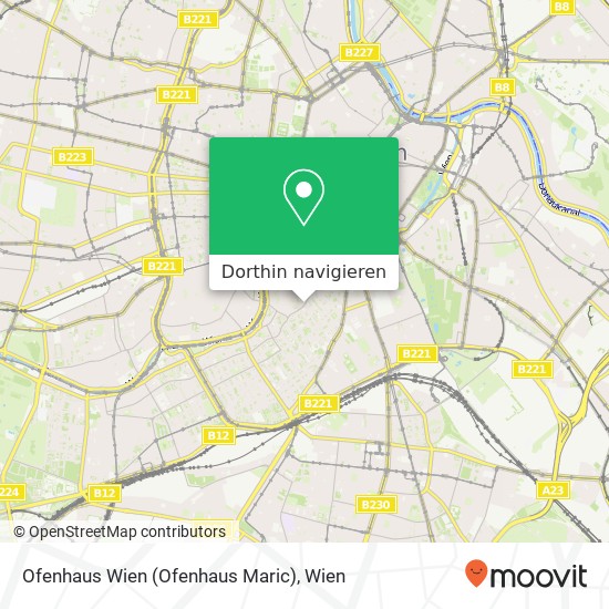 Ofenhaus Wien (Ofenhaus Maric) Karte