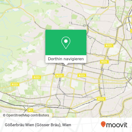 Gößerbräu Wien (Gösser Bräu) Karte