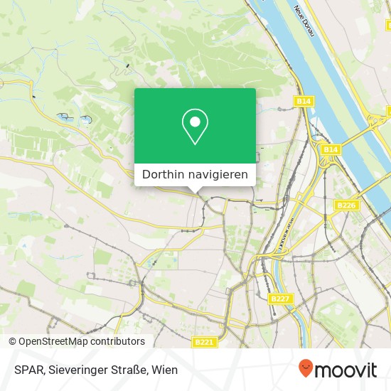 SPAR, Sieveringer Straße Karte