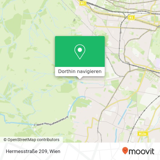 Hermesstraße 209 Karte
