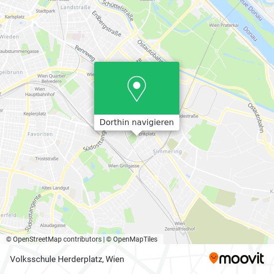 Volksschule Herderplatz Karte