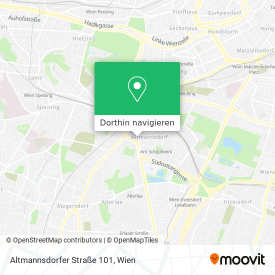 Altmannsdorfer Straße 101 Karte