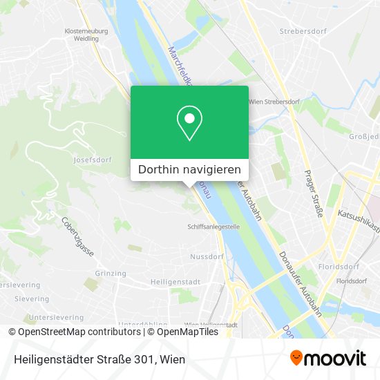 Heiligenstädter Straße 301 Karte