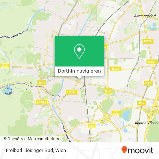 Freibad Liesinger Bad Karte