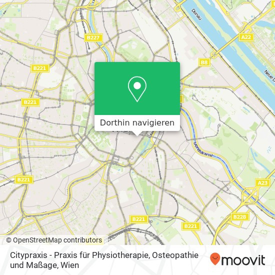 Citypraxis - Praxis für Physiotherapie, Osteopathie und Maßage Karte