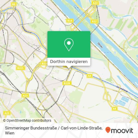Simmeringer Bundesstraße / Carl-von-Linde-Straße Karte
