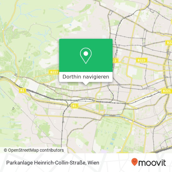 Parkanlage Heinrich-Collin-Straße Karte