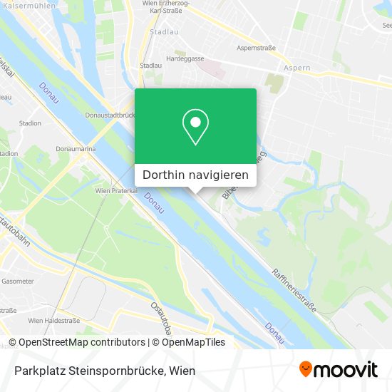 Parkplatz Steinspornbrücke Karte