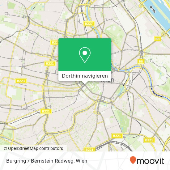 Burgring / Bernstein-Radweg Karte