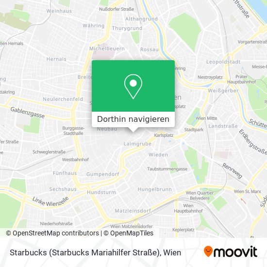 Starbucks (Starbucks Mariahilfer Straße) Karte