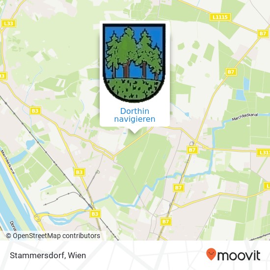 Stammersdorf Karte