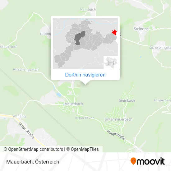 Mauerbach Karte