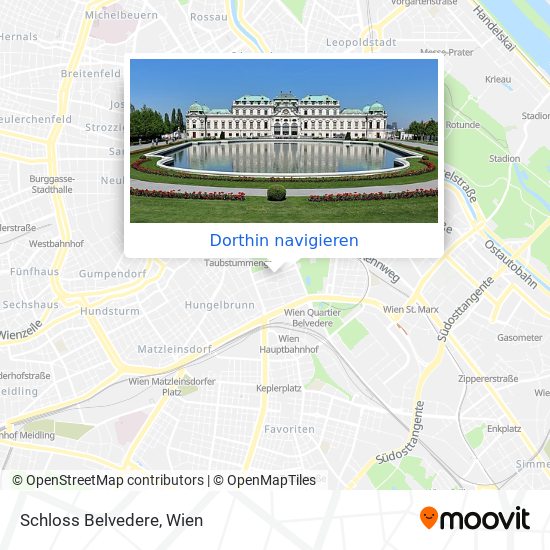 Schloss Belvedere Karte