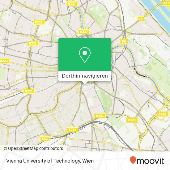 Vienna University of Technology Karte
