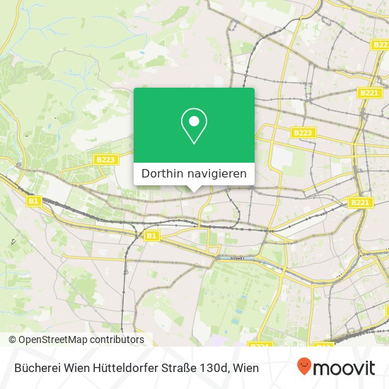 Bücherei Wien Hütteldorfer Straße 130d Karte