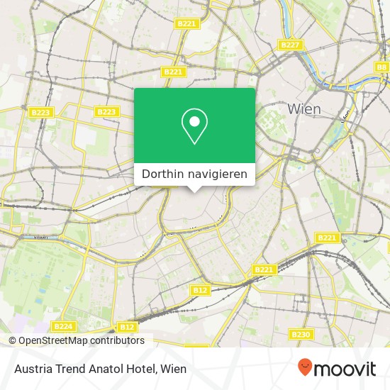 Austria Trend Anatol Hotel Karte