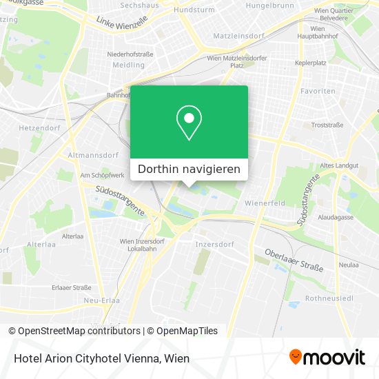 Hotel Arion Cityhotel Vienna Karte