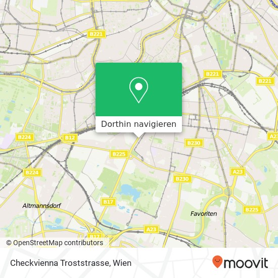 Checkvienna Troststrasse Karte