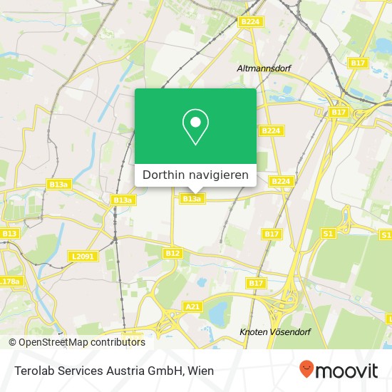 Terolab Services Austria GmbH Karte
