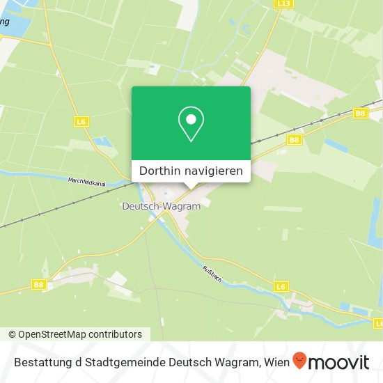 Bestattung d Stadtgemeinde Deutsch Wagram Karte