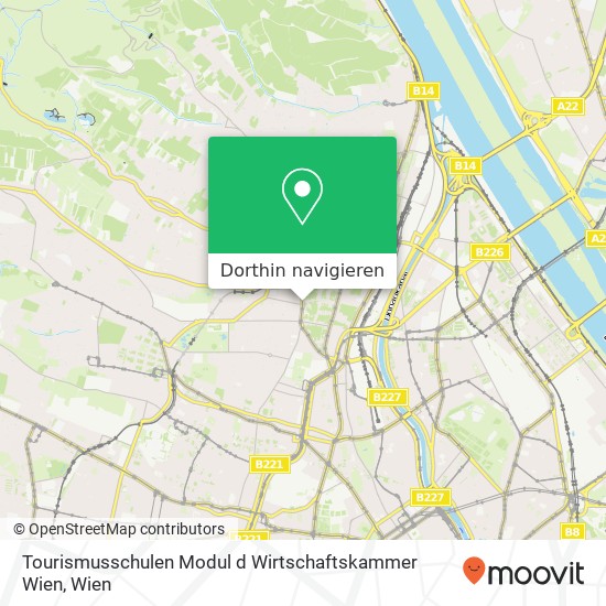 Tourismusschulen Modul d Wirtschaftskammer Wien Karte