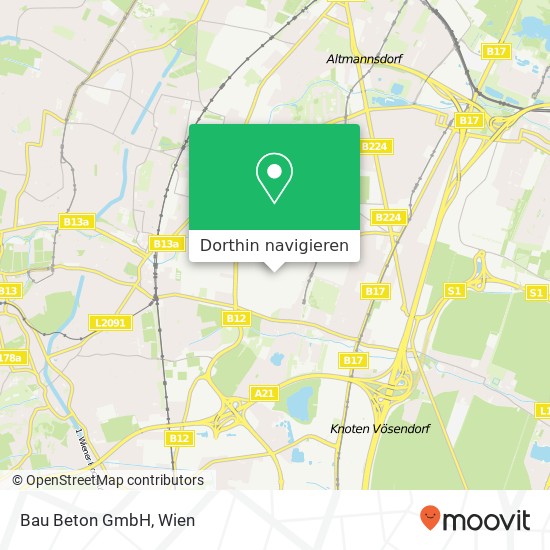 Bau Beton GmbH Karte