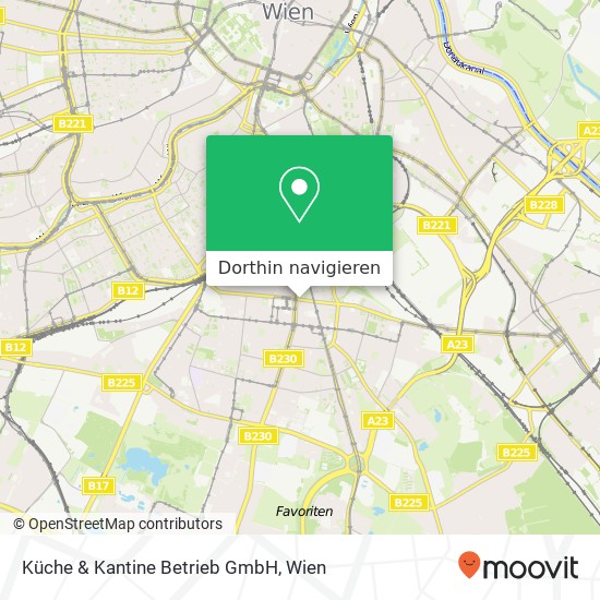 Küche & Kantine Betrieb GmbH Karte