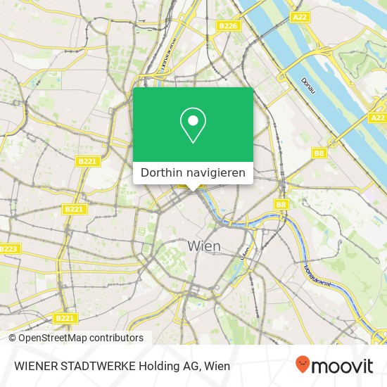 WIENER STADTWERKE Holding AG Karte