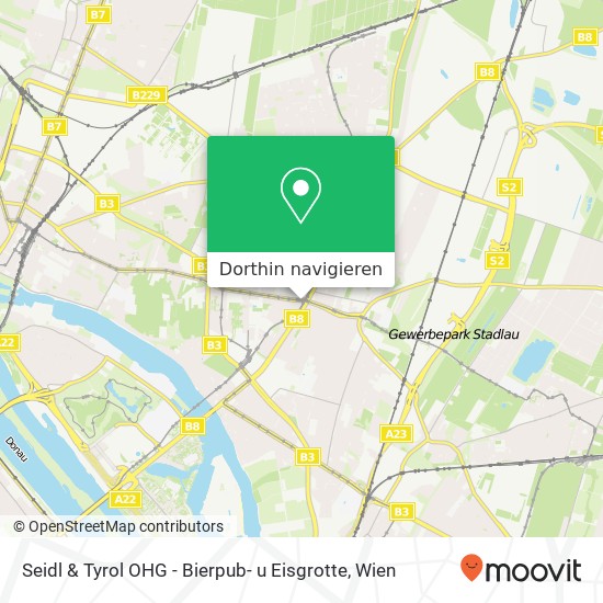 Seidl & Tyrol OHG - Bierpub- u Eisgrotte Karte