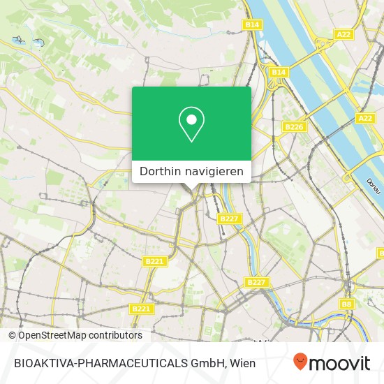 BIOAKTIVA-PHARMACEUTICALS GmbH Karte