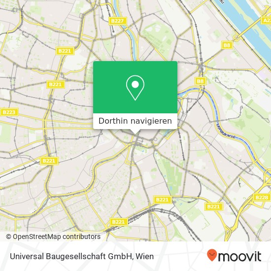 Universal Baugesellschaft GmbH Karte